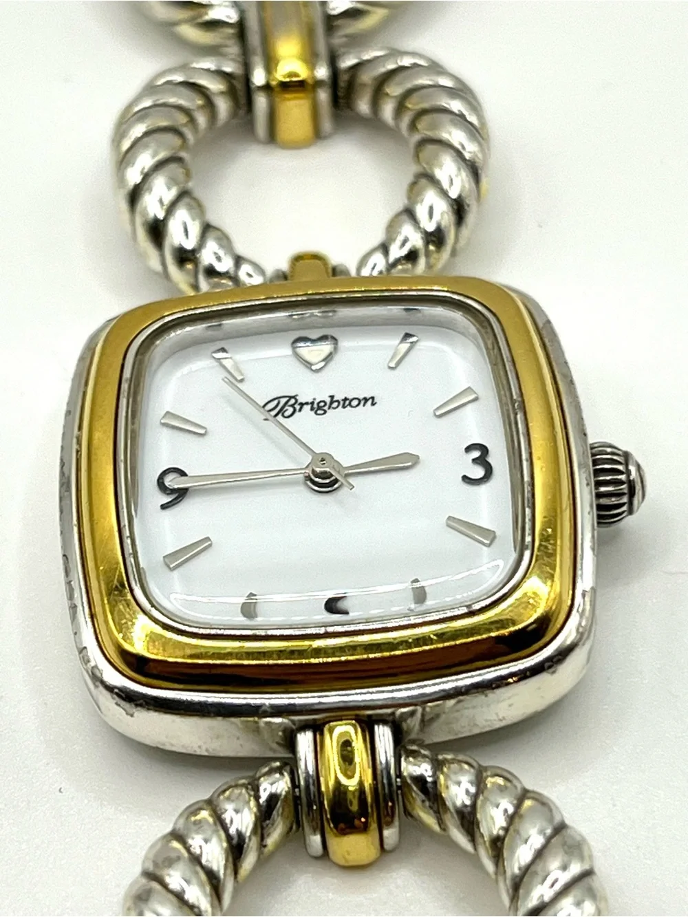 Brighton Kindred Watch Two-Tone Silver and Gold Women's Bracelet Watch